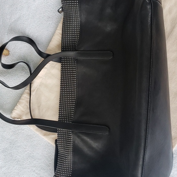 Jimmy Choo Lambskin tote black 🔥 😍💕 - Picture 15 of 16